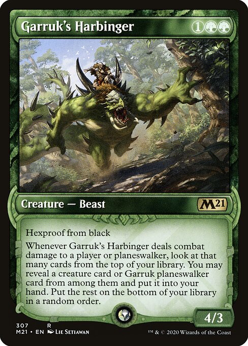 Garruk's Harbinger XM21-307 Rare Excellent Englisch