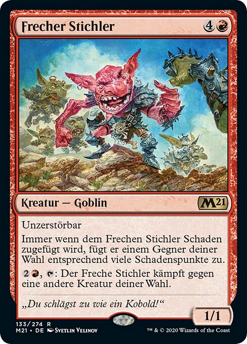 Frecher Stichler M21-133 Rare Near Mint Deutsch