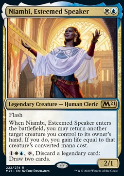 Niambi, Esteemed Speaker M21-222 Rare Near Mint Englisch