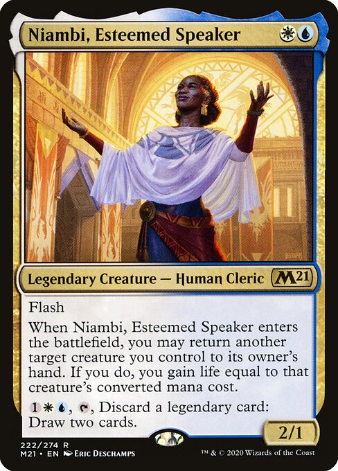 Niambi, Esteemed Speaker M21-222 Rare Near Mint Englisch