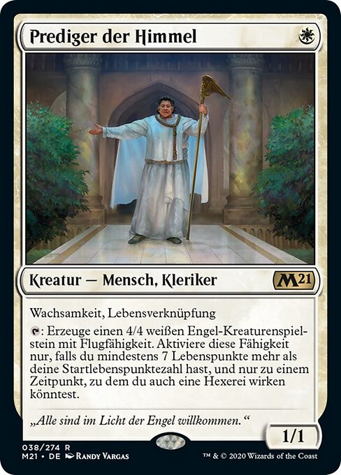 Prediger der Himmel M21-38 Rare Excellent Deutsch