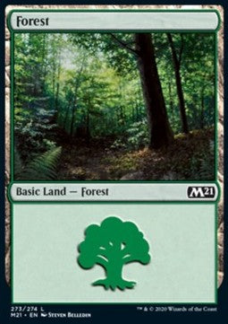 Wald (V.2) M21-273 Land Excellent Englisch Foil