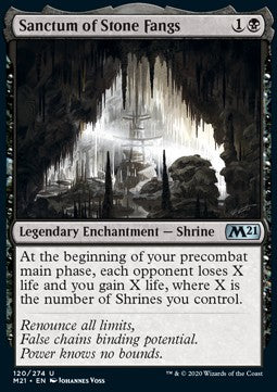 Sanctum of Stone Fangs M21-120 Uncommon Near Mint Englisch