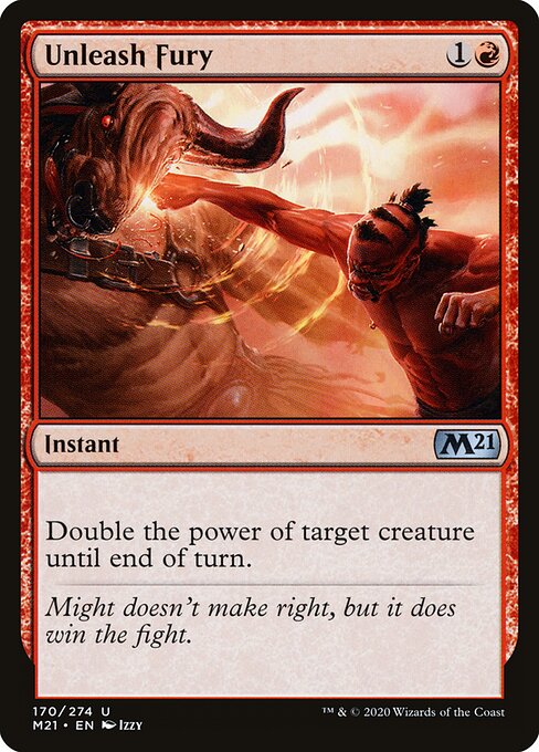 Unleash Fury M21-170 Uncommon Excellent Englisch Foil