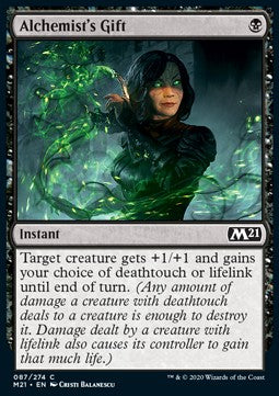 Gabe des Alchemisten M21-87 Common Excellent Englisch Foil