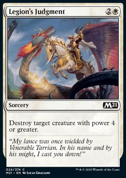 Richtspruch der Legion M21-24 Common Near Mint Englisch Foil