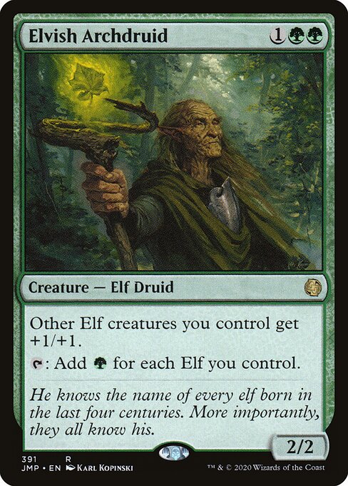 Elvish Archdruid JMP-391 Rare Near Mint Englisch