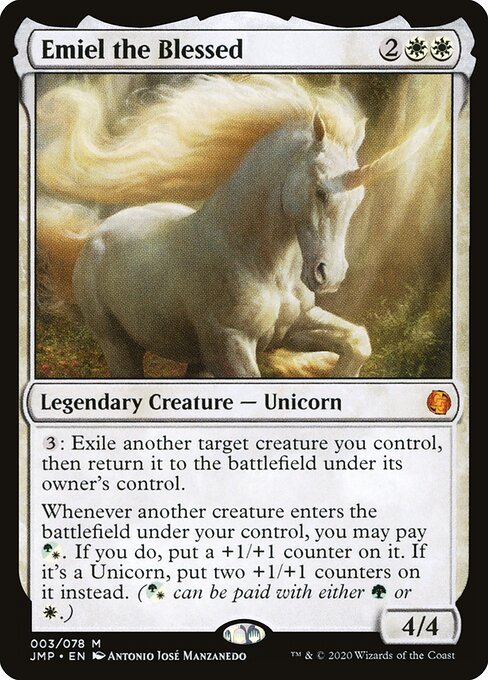 Emiel the Blessed JMP-3 Mythic Near Mint Englisch