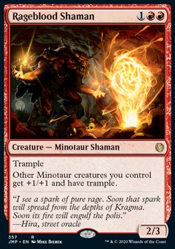 Rageblood Shaman JMP-357 Rare Near Mint Englisch