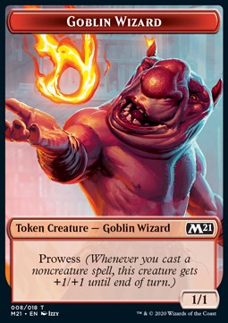 Goblin Wizard Token (R 1/1) // Weird Token (UR */*) XM21-T 08/13 Token Excellent Englisch Foil