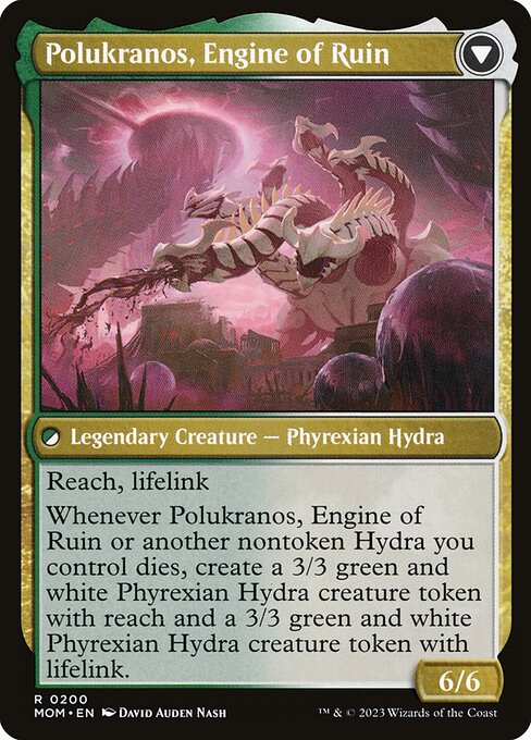 Polukranos Reborn // Polukranos, Engine of Ruin - Back Face