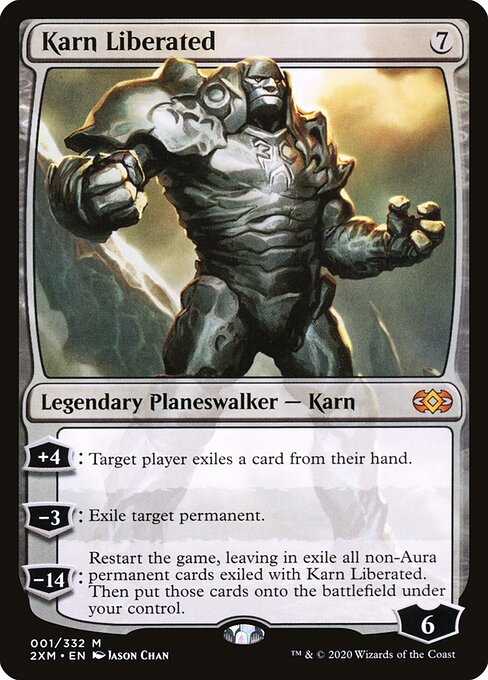 Karn Liberated 2XM-1 Mythic Played Englisch