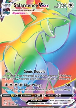 Salamence VMAX DAA-194 Secret Rare Near Mint Englisch