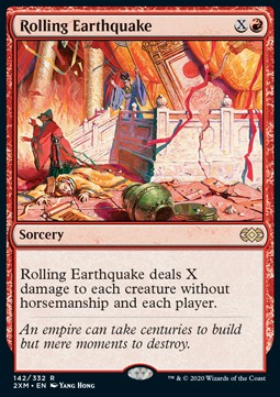 Rolling Earthquake 2XM-142 Rare Near Mint Englisch