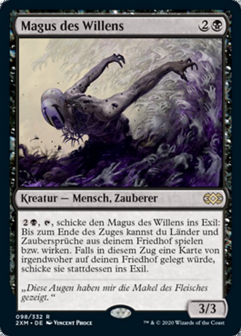 Magus des Willens 2XM-98 Rare Excellent Deutsch