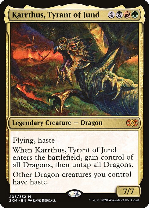 Karrthus, Tyrant of Jund 2XM-205 Mythic Near Mint Englisch