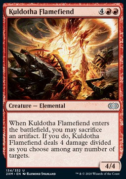 Kuldothas Feuerunhold 2XM-134 Uncommon Near Mint Deutsch Foil