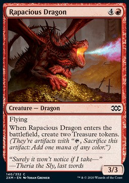 Rapacious Dragon 2XM-140 Common Near Mint Englisch Foil
