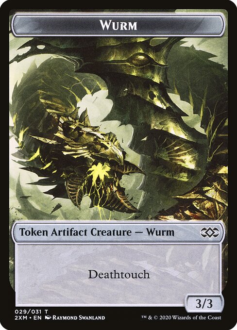 Wurm Token (Artifact 3/3 Deathtouch) X2XM-T29 Token Near Mint Englisch