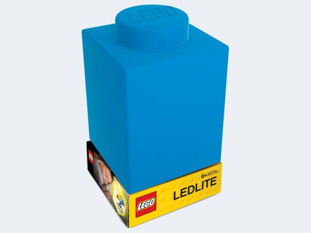 LEGO Nachtlicht Classic Stein blau Silikon