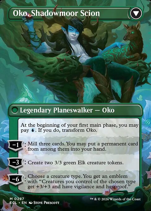 Oko, Lorwyn Liege // Oko, Shadowmoor Scion - Back Face