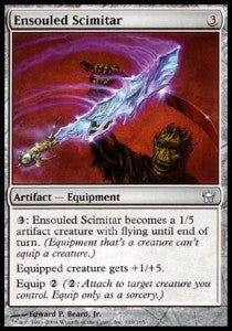 Beseelter Krummsäbel 5DN-119 Uncommon Excellent Englisch Foil