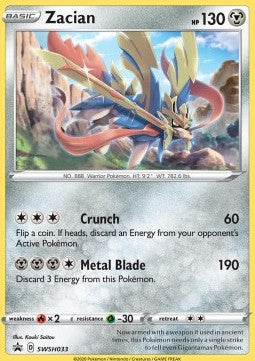Zacian SWSH-033 Promo Excellent Deutsch