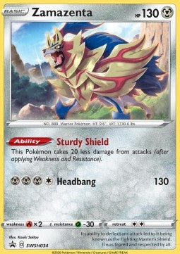 Zamazenta SWSH-034 Promo Excellent Deutsch