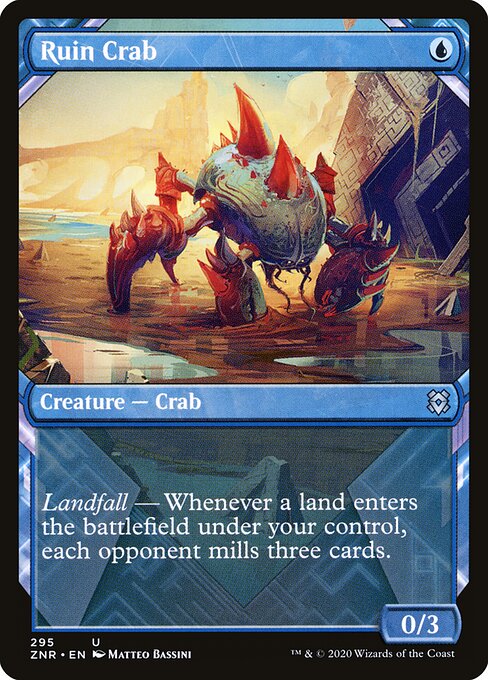 Ruin Crab XZNR-295 Uncommon Excellent Englisch Foil