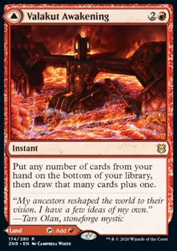 Valakut Awakening // Valakut Stoneforge ZNR-174 Rare Good Englisch