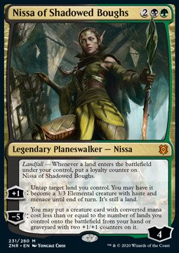 Nissa of Shadowed Boughs ZNR-231 Mythic Near Mint Englisch