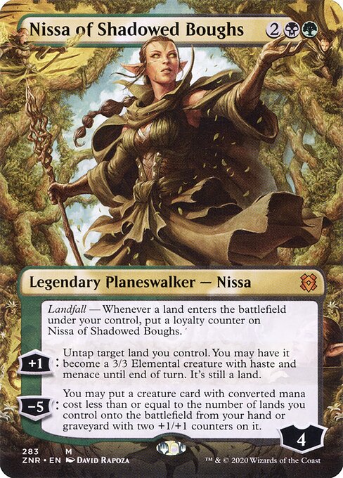 Nissa von den schattigen Ästen XZNR-283 Mythic Near Mint Englisch