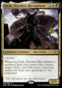 Orah, Skyclave Hierophant ZNR-233 Rare Excellent Englisch