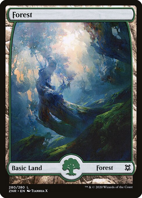 Wald (V.3) ZNR-280 Land Excellent Englisch Foil