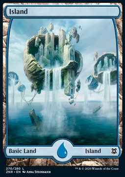Insel (V.2) ZNR-270 Land Near Mint Englisch Foil