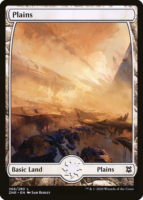 Plains ZNR-266 Land Excellent Englisch Foil
