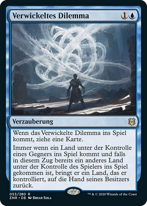 Verwickeltes Dilemma ZNR-53 Rare Near Mint Deutsch