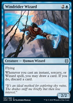 Windrider Wizard ZNR-87 Uncommon Light Played Englisch