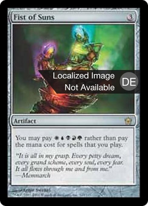 Handschrift der Sonnen 5DN-123 Rare Played Deutsch Foil