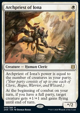 Archpriest of Iona ZNR-5 Rare Near Mint Englisch Foil