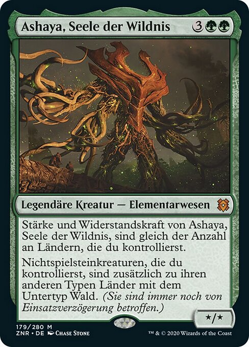 Ashaya, Seele der Wildnis ZNR-179 Mythic Near Mint Deutsch