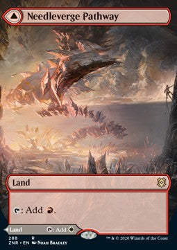 Nadelrand-Höhenweg // Säulenrand-Höhenweg XZNR-288 Rare Excellent Deutsch Foil