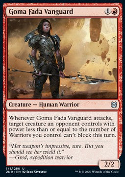 Vorhut aus Goma Fada ZNR-141 Uncommon Near Mint Englisch Foil