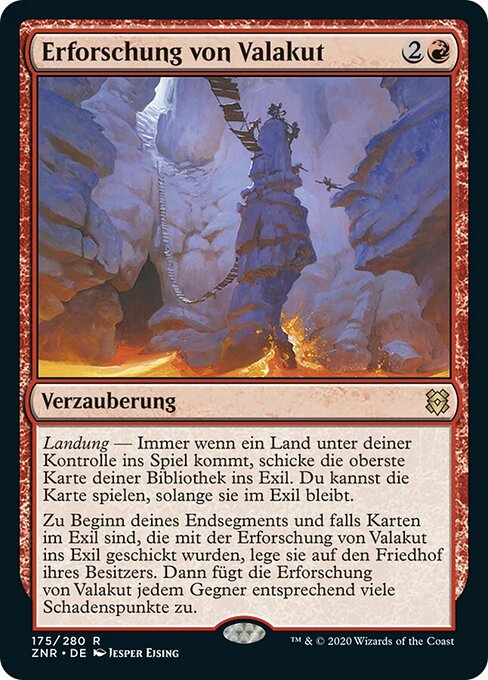 Erforschung von Valakut ZNR-175 Rare Excellent Deutsch Foil