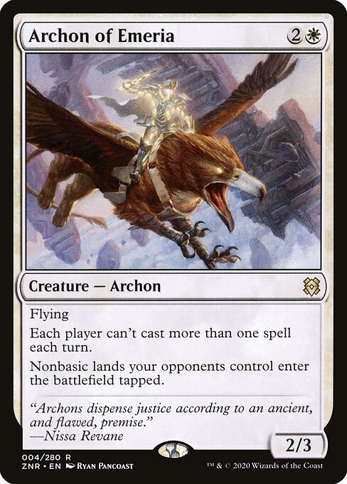 Archon der Emeria ZNR-4 Rare Near Mint Englisch