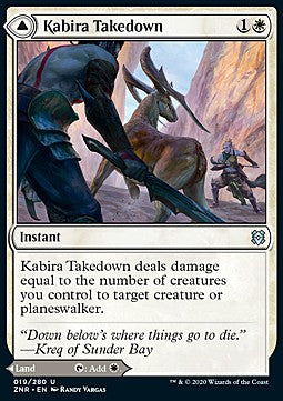 Kabira Takedown // Kabira Plateau ZNR-19 Uncommon Near Mint Englisch