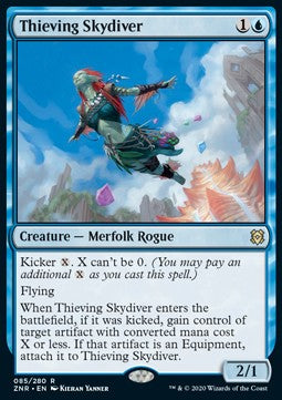 Thieving Skydiver ZNR-85 Rare Excellent Englisch