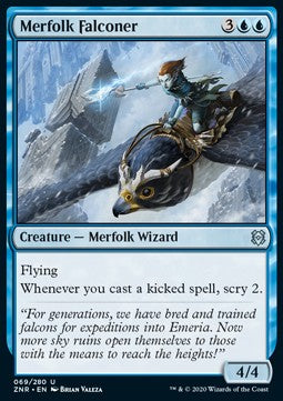Meervolk-Falknerin ZNR-69 Uncommon Excellent Englisch Foil