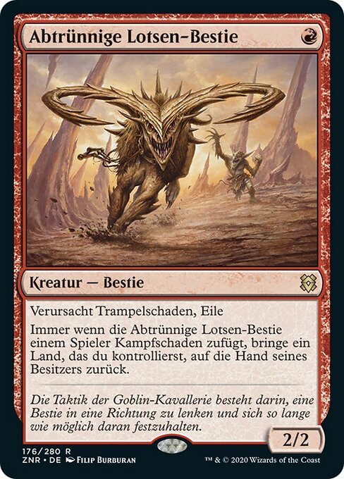 Abtrünnige Lotsen-Bestie ZNR-176 Rare Excellent Deutsch