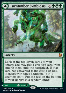 Wendholzwald-Symbiose // Wendholz, der Verschlungene Wald ZNR-215 Mythic Near Mint Englisch Foil